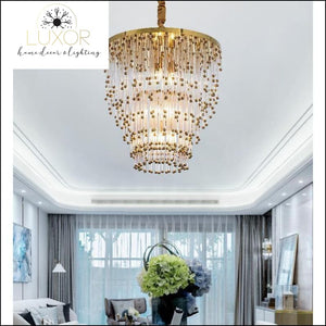 chandeliers Aerial Modern Crystal Chandelier - Luxor Home Decor & Lighting