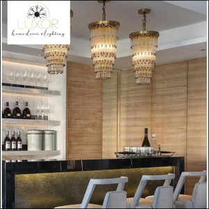 chandeliers Aerial Modern Crystal Chandelier - Luxor Home Decor & Lighting