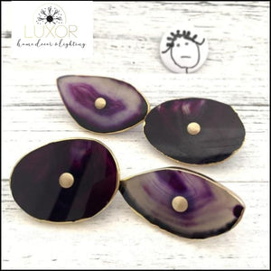 wall decor Agate Wall Hooks - Luxor Home Decor & Lighting