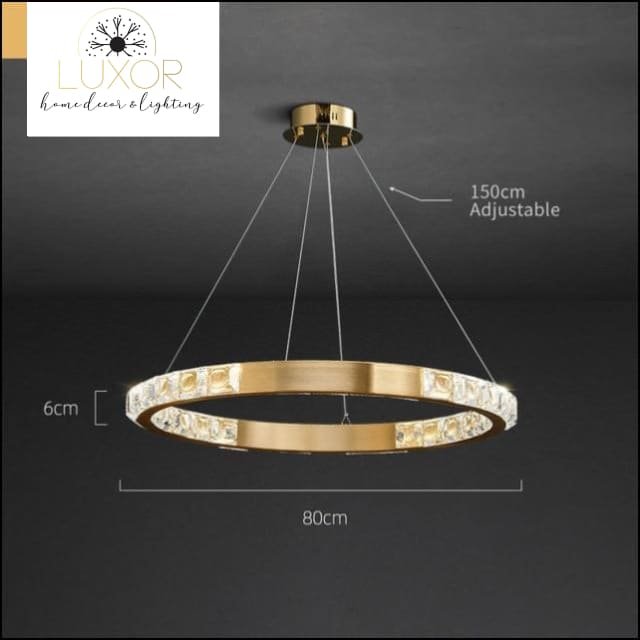 chandelier Alana Crystal Chandelier Collection - Luxor Home Decor & Lighting