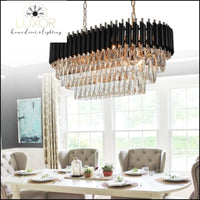 chandeliers Alani Elegant Crystal Chandelier - Luxor Home Decor & Lighting