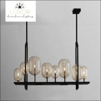 chandeliers Alva Farmhouse Glass Chandelier - Luxor Home Decor & Lighting