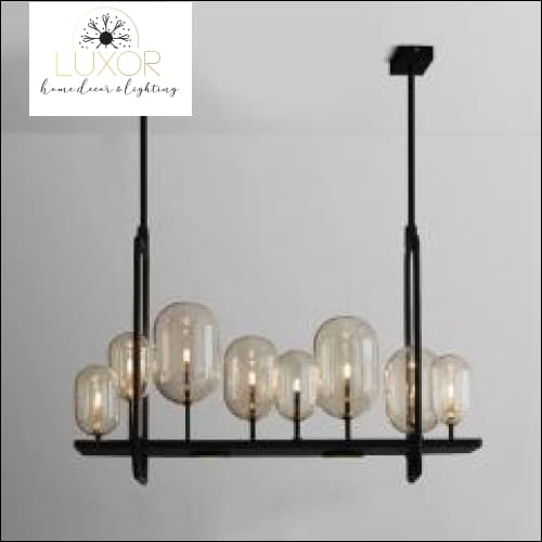 chandeliers Alva Farmhouse Glass Chandelier - Luxor Home Decor & Lighting