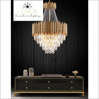 chandeliers Arca Grande Crystal Chandelier - Luxor Home Decor & Lighting