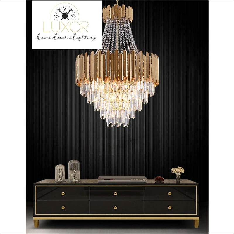 chandeliers Arca Grande Crystal Chandelier - Luxor Home Decor & Lighting