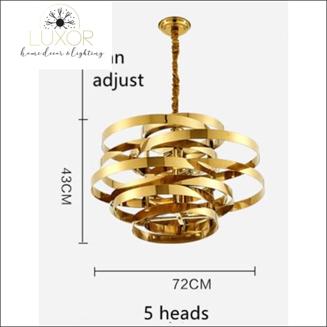 chandeliers Atmosphere Gold Chandelier - Luxor Home Decor & Lighting