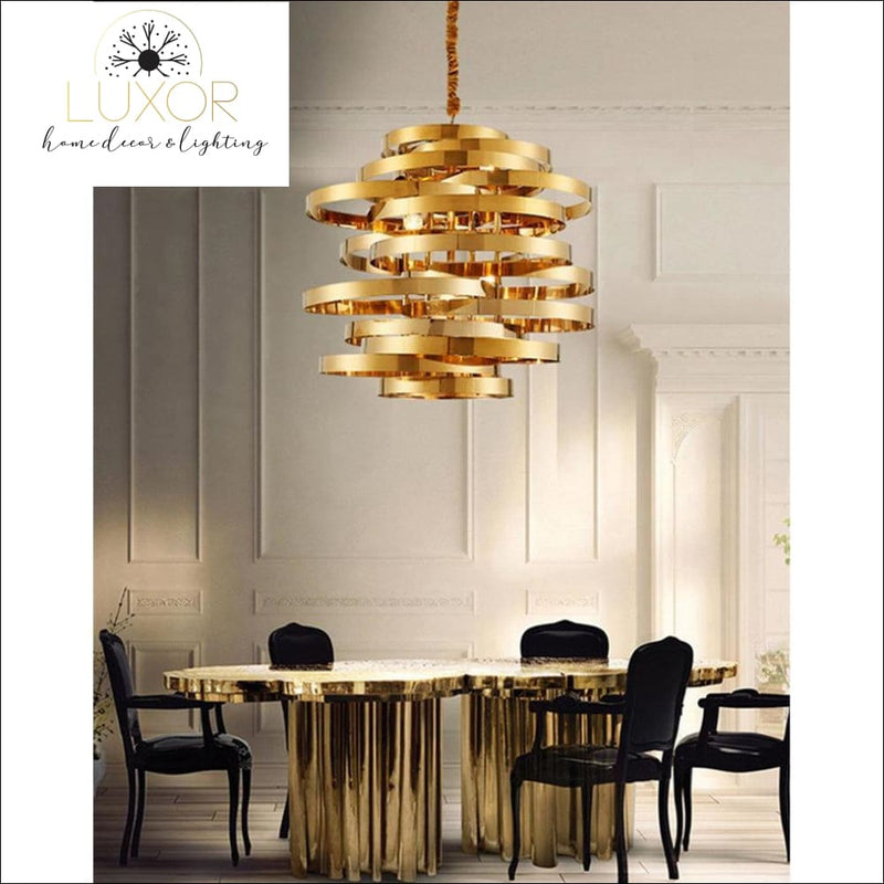 chandeliers Atmosphere Gold Chandelier - Luxor Home Decor & Lighting