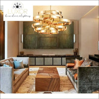 chandeliers Atmosphere Gold Chandelier - Luxor Home Decor & Lighting