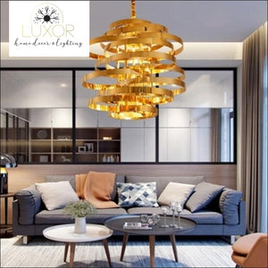 chandeliers Atmosphere Gold Chandelier - Luxor Home Decor & Lighting