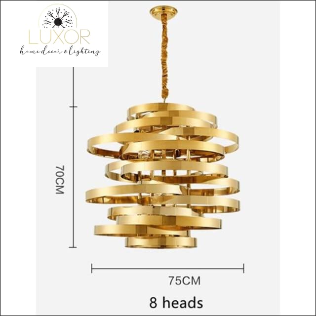 chandeliers Atmosphere Gold Chandelier - Luxor Home Decor & Lighting