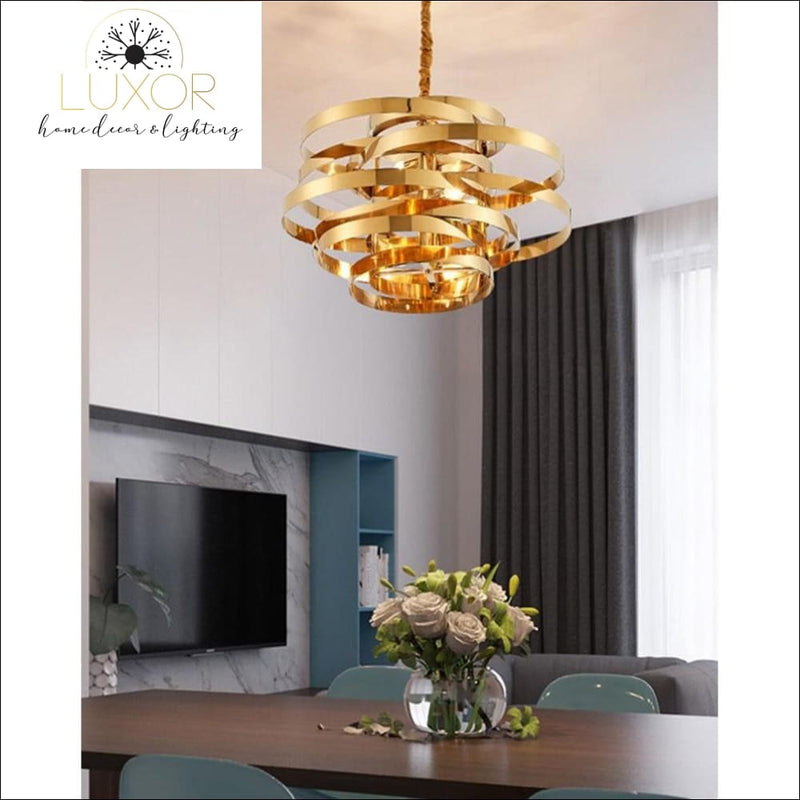 chandeliers Atmosphere Gold Chandelier - Luxor Home Decor & Lighting