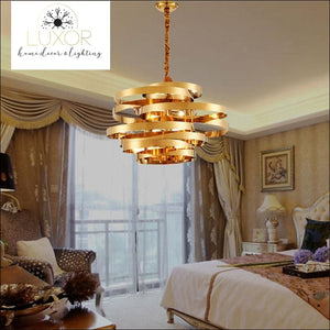 chandeliers Atmosphere Gold Chandelier - Luxor Home Decor & Lighting