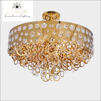 chandeliers Benzinger Gold Crystal Chandelier - Luxor Home Decor & Lighting