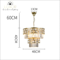 chandeliers Berlin Crystal Chandelier - Luxor Home Decor & Lighting