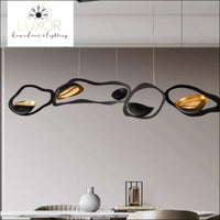 Black Lava Suspension Chandelier - chandelier