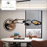 Black Lava Suspension Chandelier - chandelier