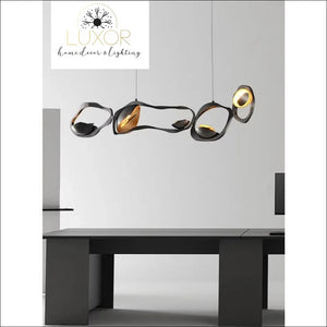 Black Lava Suspension Chandelier - chandelier