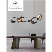 Black Lava Suspension Chandelier - chandelier