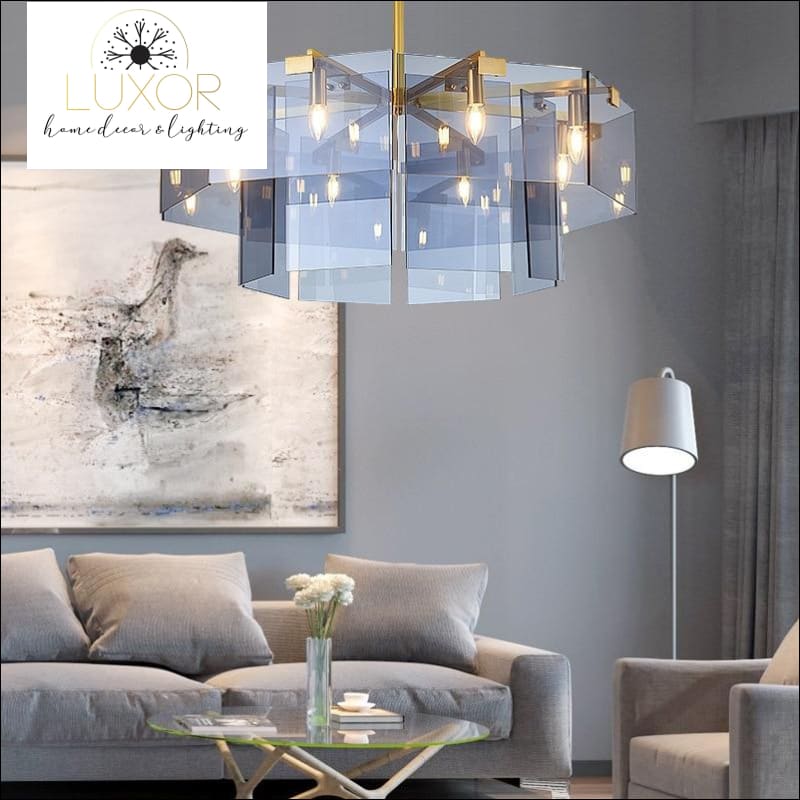 pendant lighting Blue Glow Pendant - Luxor Home Decor & Lighting