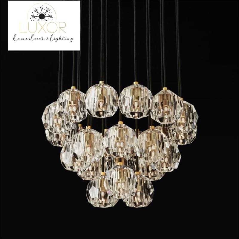 chandeliers Boule Round Crystal Pendant Chandelier - Luxor Home Decor & Lighting