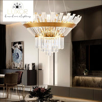 chandeliers Brilini Crystal Round Chandelier - Luxor Home Decor & Lighting