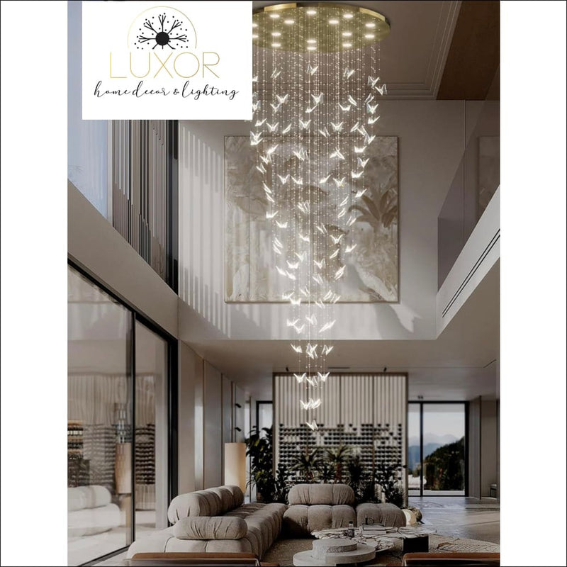 Butterfly Bliss Crystal Chandelier - Chandeliers