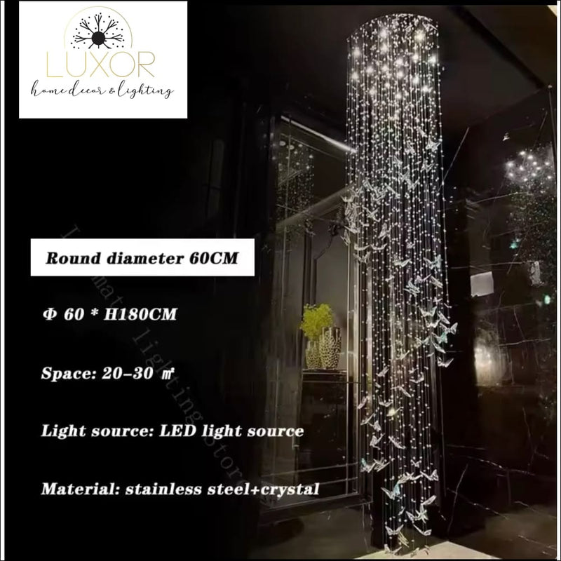 Butterfly Bliss Crystal Chandelier - Chandeliers