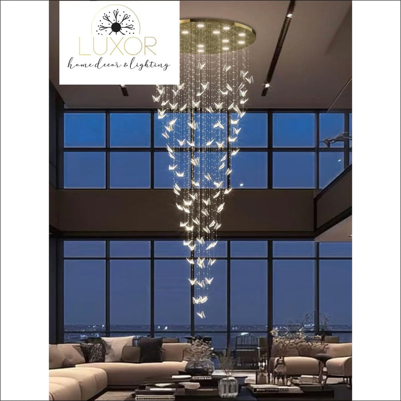 Butterfly Bliss Crystal Chandelier - Chandeliers