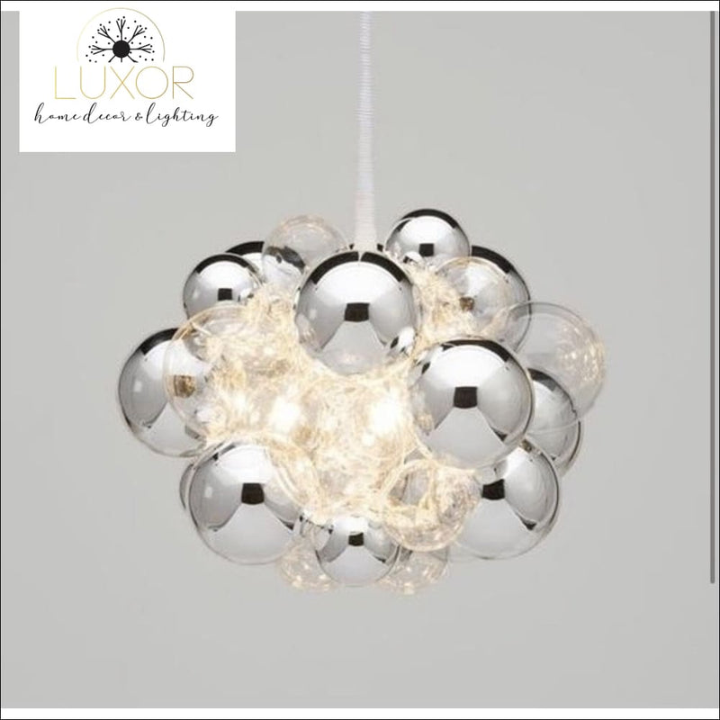 chandeliers Calini Chrome Bubble Chandelier - Luxor Home Decor & Lighting