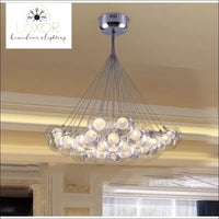 chandeliers Clive Glass Ball Chandelier - Luxor Home Decor & Lighting