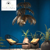 pendant lighting Coconut Palm Delight Art Deco Pendant - Luxor Home Decor & Lighting