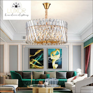 chandeliers Cosette Crystal Chandelier - Luxor Home Decor & Lighting