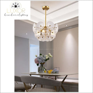 chandeliers Crystal Sea Shell Pendant Chandelier - Luxor Home Decor & Lighting