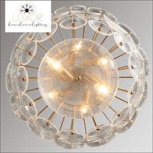 chandeliers Crystal Sea Shell Pendant Chandelier - Luxor Home Decor & Lighting