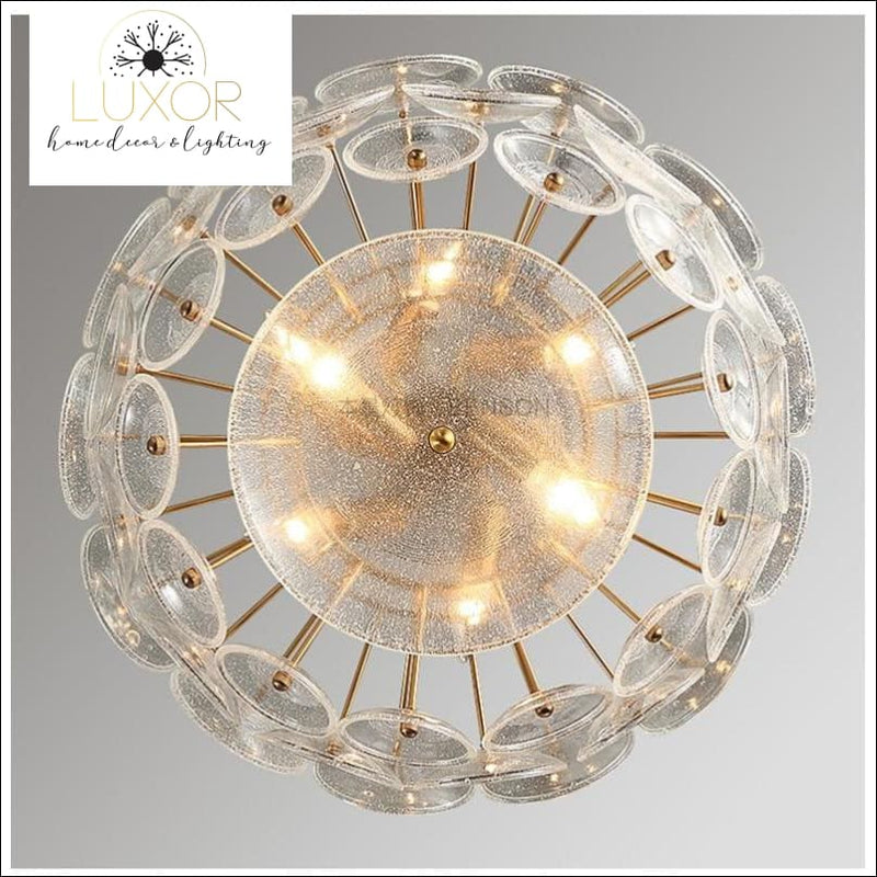 chandeliers Crystal Sea Shell Pendant Chandelier - Luxor Home Decor & Lighting