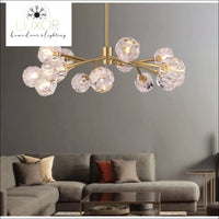 chandeliers Davis Crystal Chandelier - Luxor Home Decor & Lighting