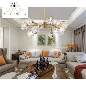 chandeliers Davis Crystal Chandelier - Luxor Home Decor & Lighting