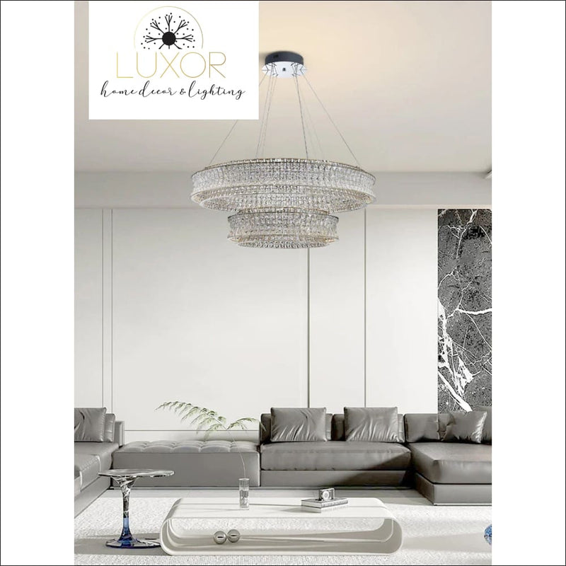 Eclipse Crystal Chandelier - CHANDELIER