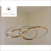 chandeliers Elina Ring Circular Chandelier - Luxor Home Decor & Lighting