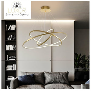 chandeliers Elina Ring Circular Chandelier - Luxor Home Decor & Lighting