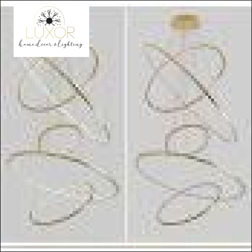 chandeliers Elina Ring Circular Chandelier - Luxor Home Decor & Lighting