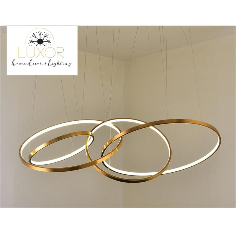 chandeliers Elina Ring Circular Chandelier - Luxor Home Decor & Lighting