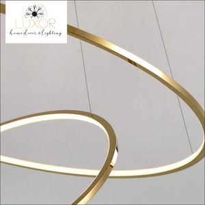 chandeliers Elina Ring Circular Chandelier - Luxor Home Decor & Lighting