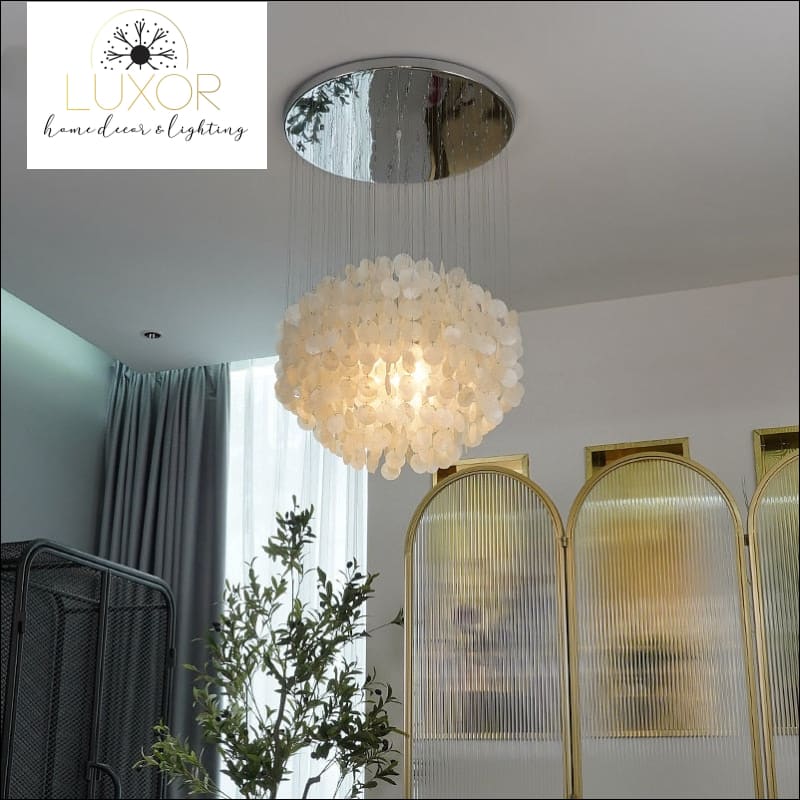 Elite Shell Chandelier - chandelier