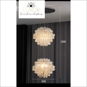 Elite Shell Chandelier - chandelier