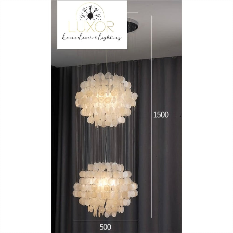 Elite Shell Chandelier - chandelier