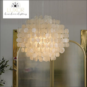 Elite Shell Chandelier - chandelier