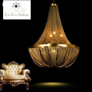 chandeliers Franis Luxury Rope Chandelier - Luxor Home Decor & Lighting