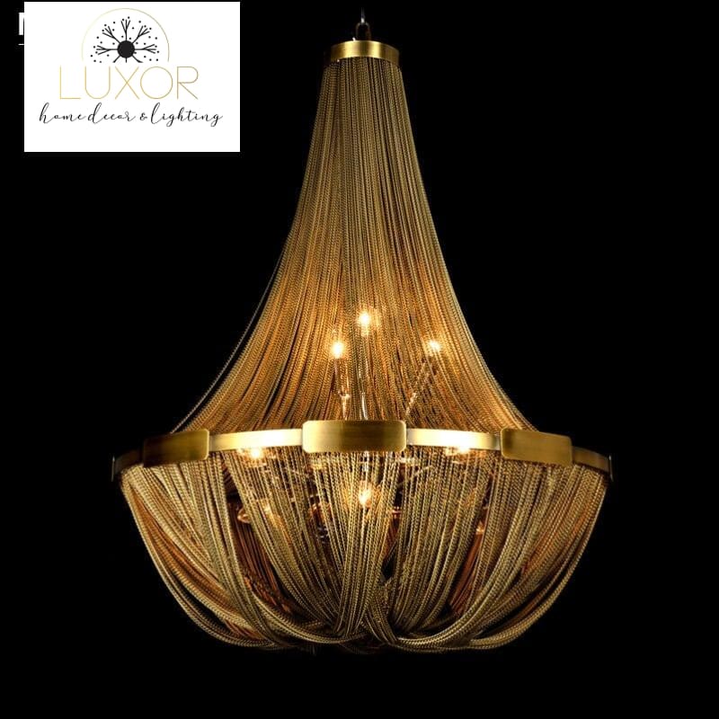 chandeliers Franis Luxury Rope Chandelier - Luxor Home Decor & Lighting