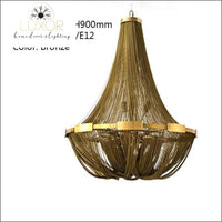 chandeliers Franis Luxury Rope Chandelier - Luxor Home Decor & Lighting